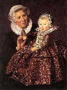 Frans Hals Catharina Hooft with her Nurse WGA Spain oil painting artist